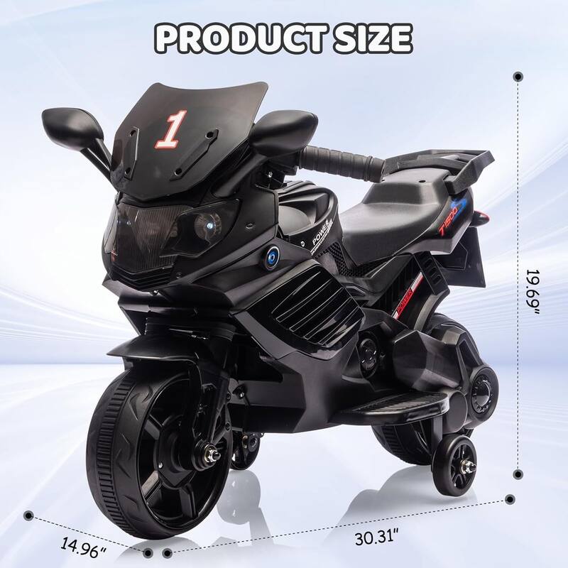 Kids 6V Ride On Motorcycle, Ride On Toys for Kids Best Gift