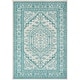 preview thumbnail 32 of 166, SAFAVIEH Adirondack Cheyenne Rustic Oriental Medallion Rug 4' x 6' - Ivory/Teal