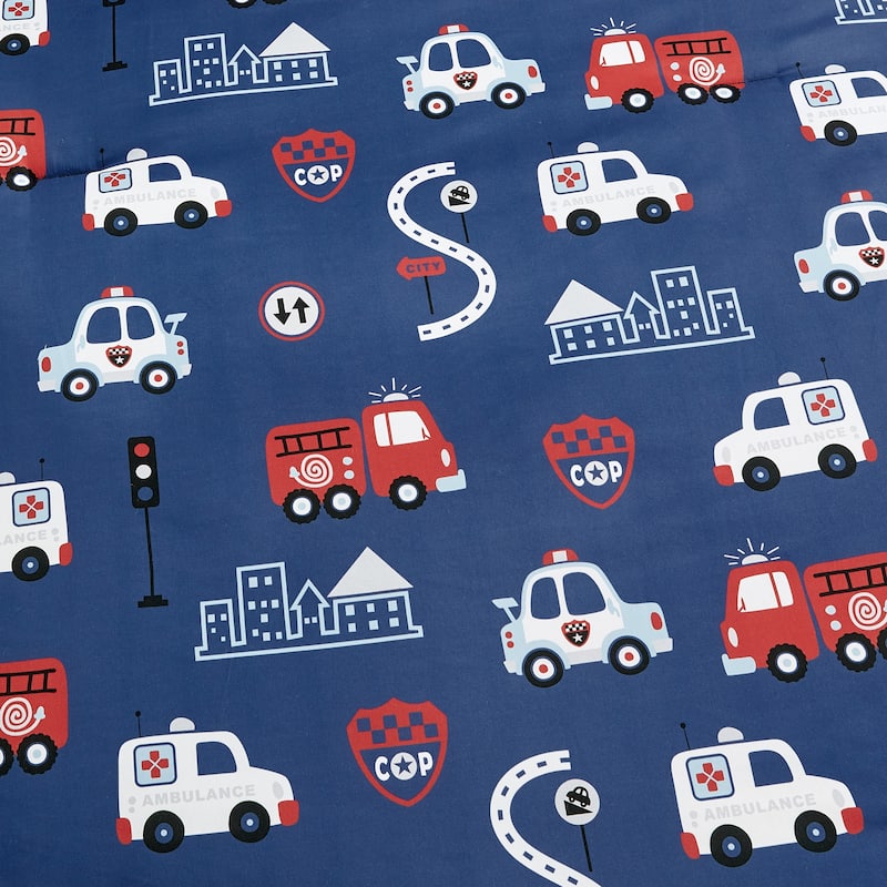 Firetruck Twin/Full size comforter set