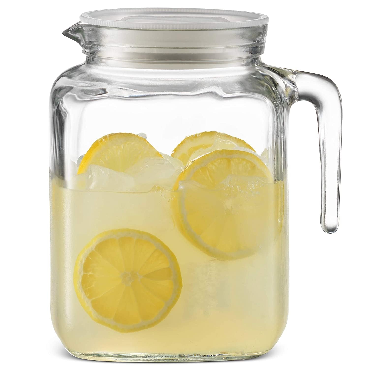Hermetic Seal Glass Pitcher With Lid and Spout [68 Ounce] Great for  Homemade Juice & Cold Tea or for Glass Milk Bottles - Bed Bath & Beyond -  33621187