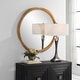 preview thumbnail 6 of 4, Uttermost 09960 Salina 39-3/4" Diameter Circular Framed Bathroom
