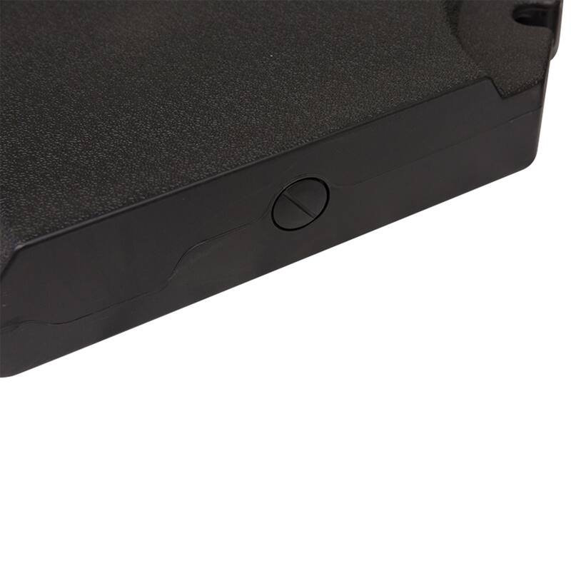 Outsunny Cantilever Umbrella Base Stand Holder with Channel Grooves for Powerful Support, 4-Piece, Black