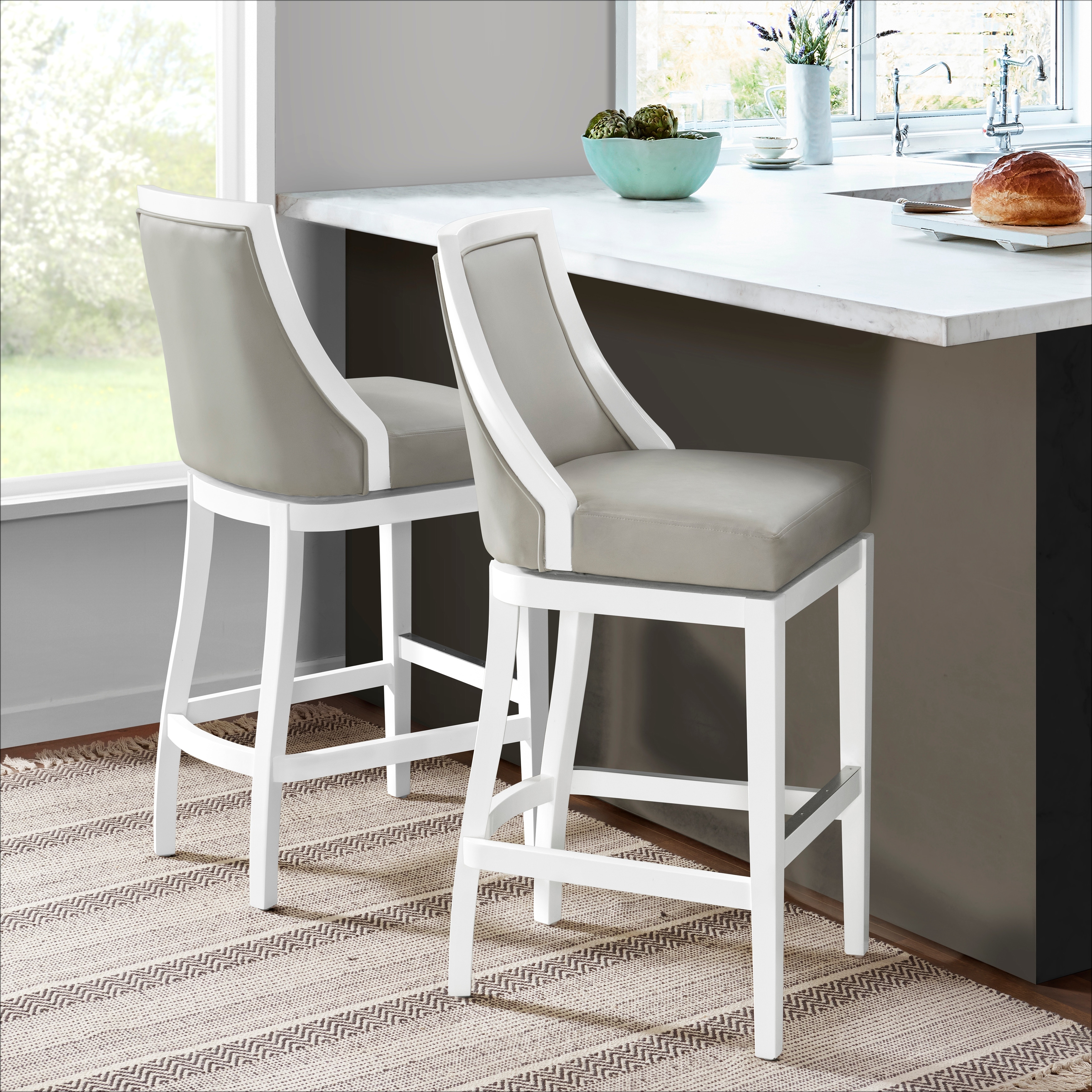 Goethe bar & best sale counter swivel bar stool