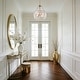 preview thumbnail 2 of 14, Alegate Modern Gold 4-Light Drum Glass Chandelier for Dining Living Room