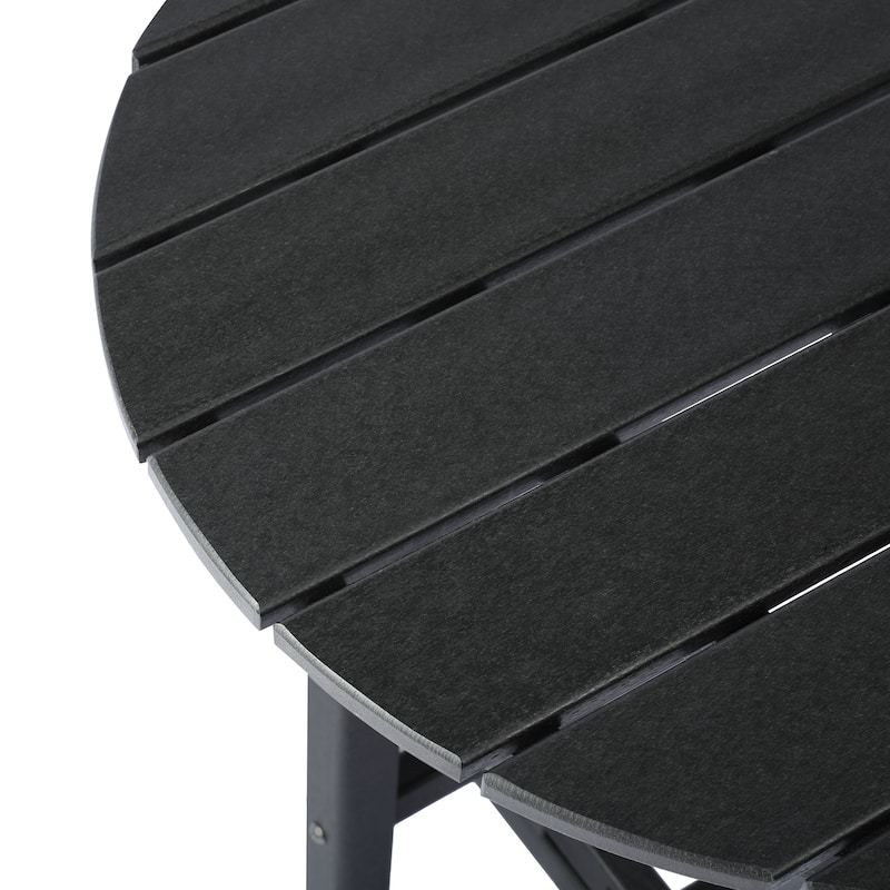 Laguna Hdpe All Weather Outdoor Patio 24" Round Counter Bistro Table