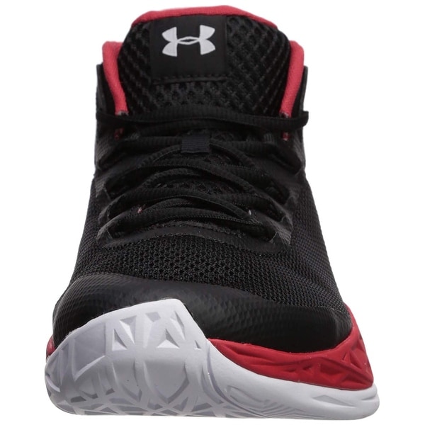 under armour basketball shoes red and black