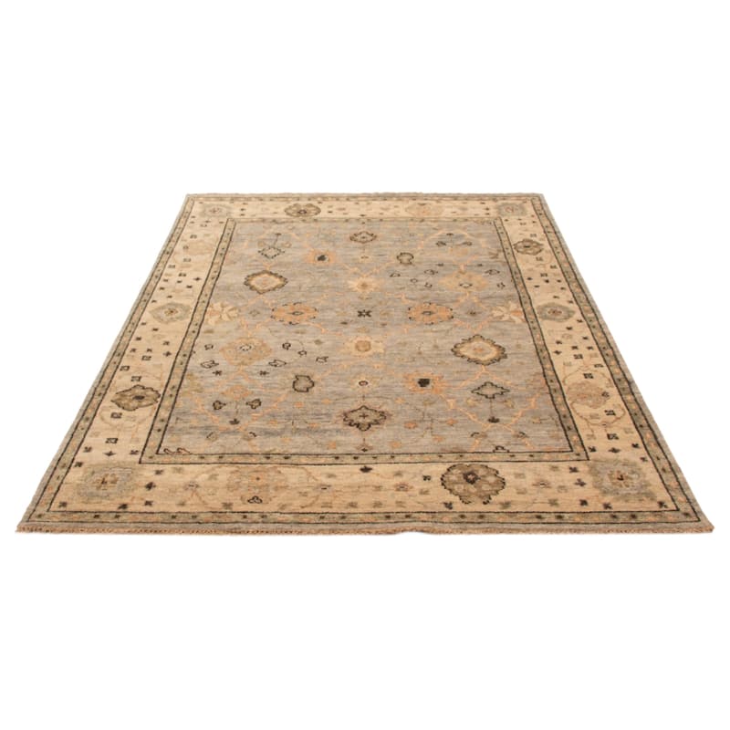 ECARPETGALLERY Hand-knotted Jules Serapi Grey Wool Rug - 8'1 x 9'11