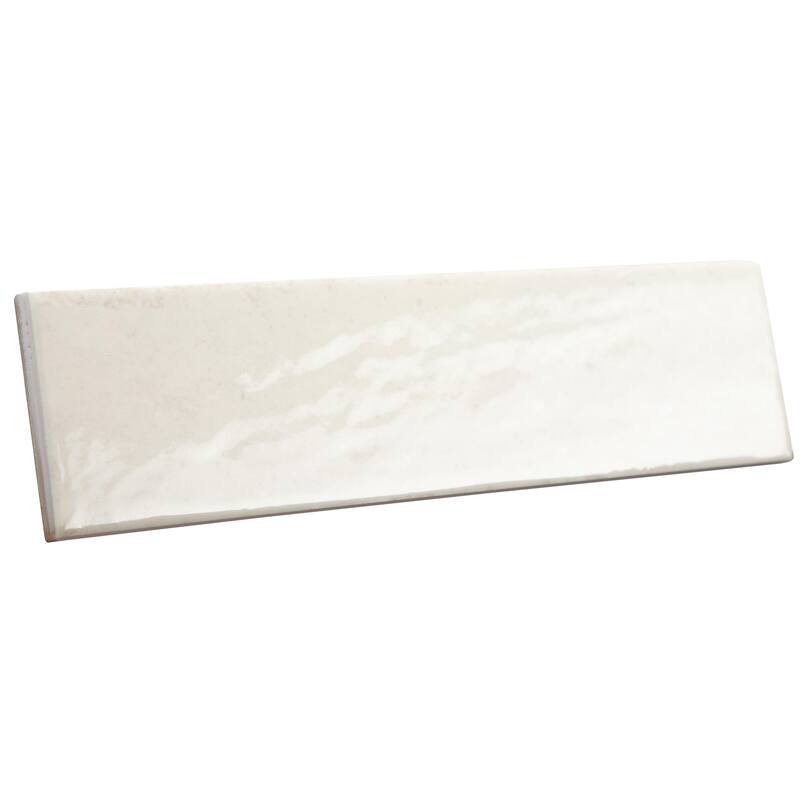 Merola Tile Tribeca Studio Gypsum White 2-3/8" x 9-5/8" Porcelain Wall Tile