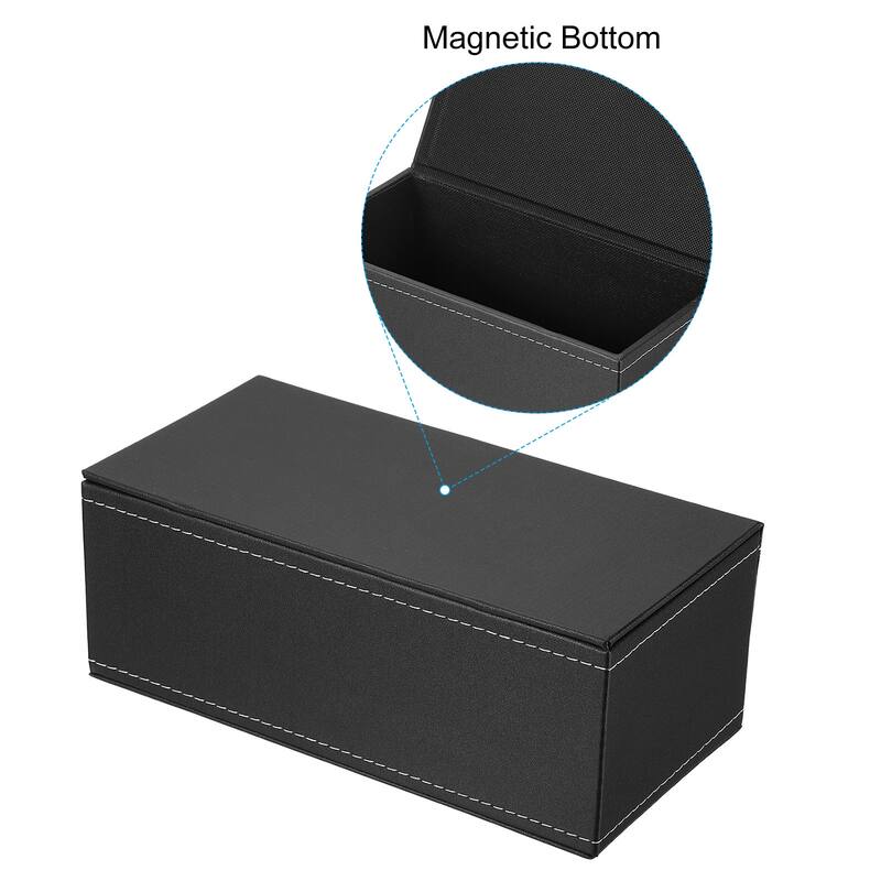 9.4x4.7x3.7" Tissue Box Cover, PVC Leather Waterproof Napkin Dispenser
