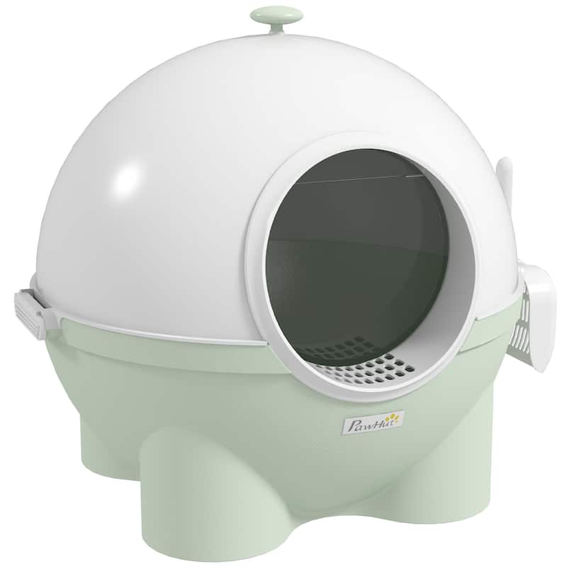 PawHut Hooded Cat Litter Box