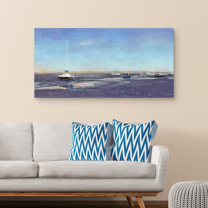 Harbor Masts by Noah Bay Canvas Art Print