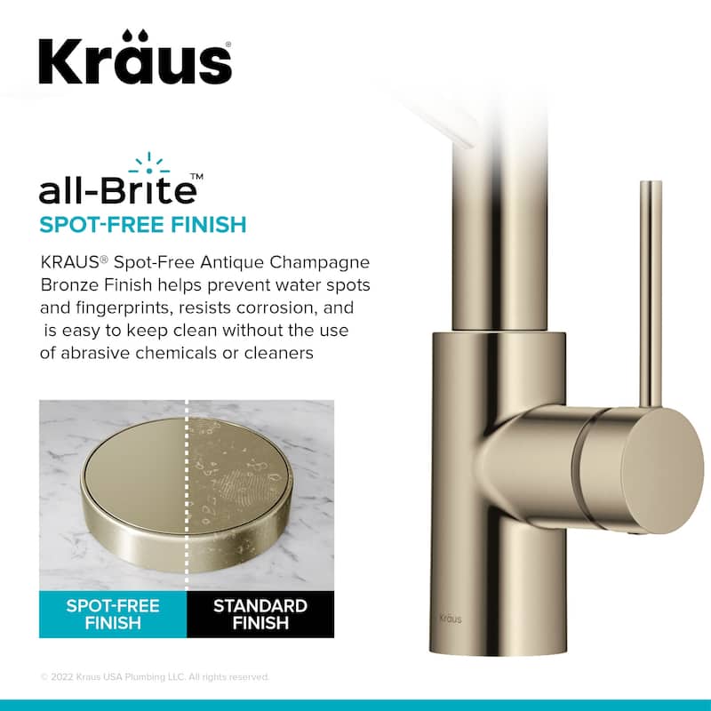 Kraus FS-1001-KFF-2631 Oletto 1.8 GPM Single Hole Pre-Rinse Pull Down