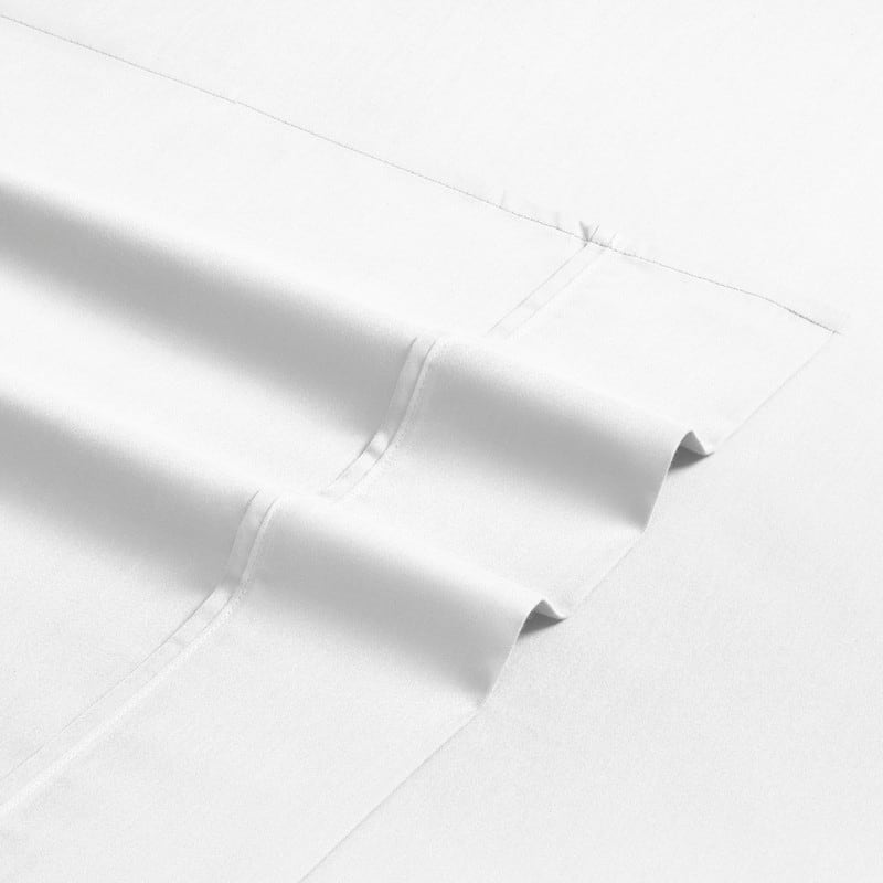Superior Cotton Blend Solid Deep Pocket Bed Sheet Set