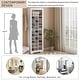 preview thumbnail 18 of 41, Shoe Cubby Console Modern Shoe Cabinet Free Standing Tall Cabinet Multifunctional Shoe Cabinet with Anti-Dumping Device