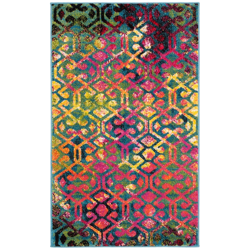 SAFAVIEH Cherokee Shiqirie Boho Distressed Oriental Rug