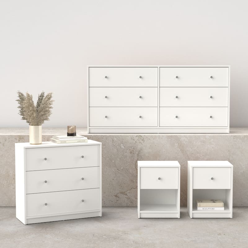 Porch & Den Zoe 4-Piece Bedroom Set - White