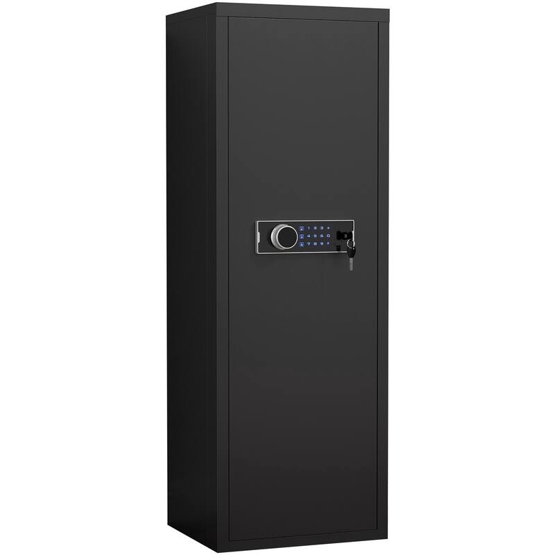 Large Size 5-8 Gun, with Electronic Password Keypad Lock,Unassembled Metal Rifle Gun Security Cabinet Safe Locker