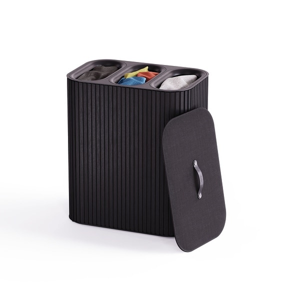 その他 tankoro Joseph Joseph Tota Trio Luxe 90-liter Bamboo Laundry Separation