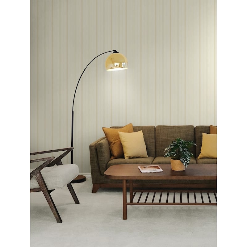 Seabrook Designs Dickens Stripe Unpasted Wallpaper