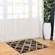 preview thumbnail 142 of 160, Superior Viking Contemporary Geometric Trellis Indoor Runner or Area Rug 2' x 3' - Chocolate
