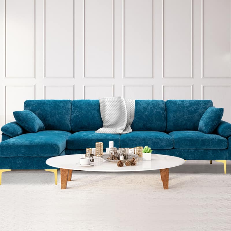 Kata 115" Sectional Sofa with Ottman