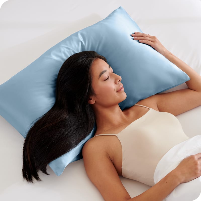 Bare Home Poly Satin Pillowcase Set for Hair and Skin (Set of 2)