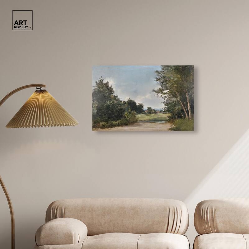 Hilltop Tower View II Canvas by Art Remedy, Gallery Wrapped
