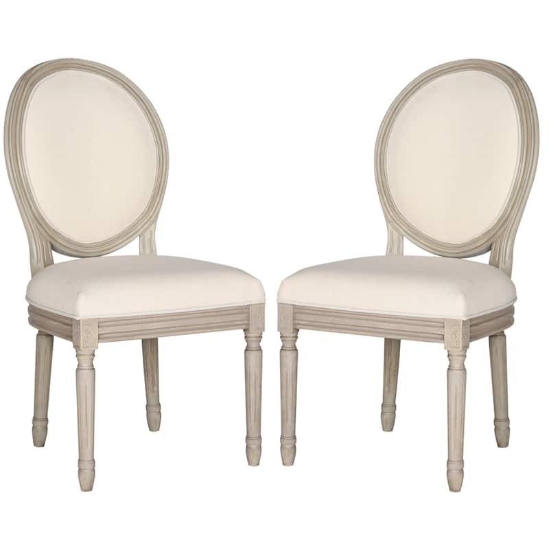 SAFAVIEH Rona Parisian Oval Dining Chair (Set of 2) - 20Wx20Dx39H