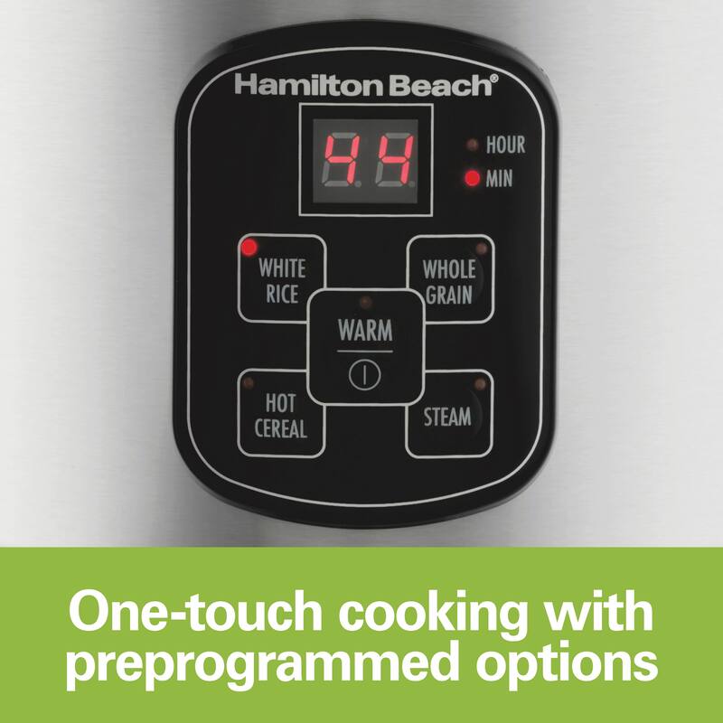 Hamilton Beach® 8 Cup Rice Cooker and Steamer
