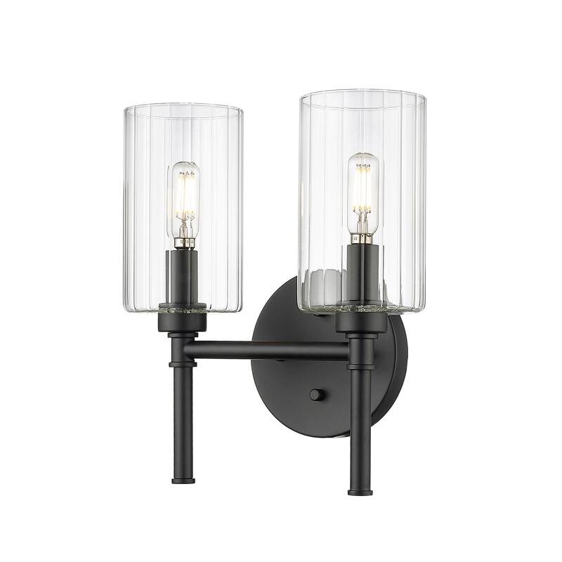 Chastine Vanity Light - 2 Light - Matte Black