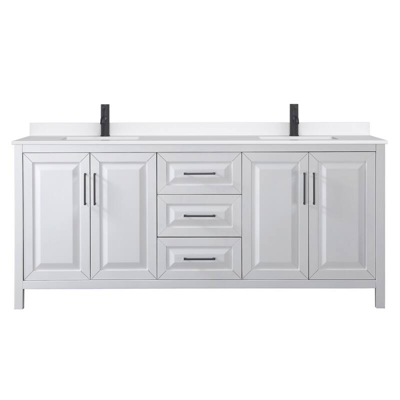Wyndham Collection WCV252580D-QTZ-UNSMXX Daria 80" Free Standing