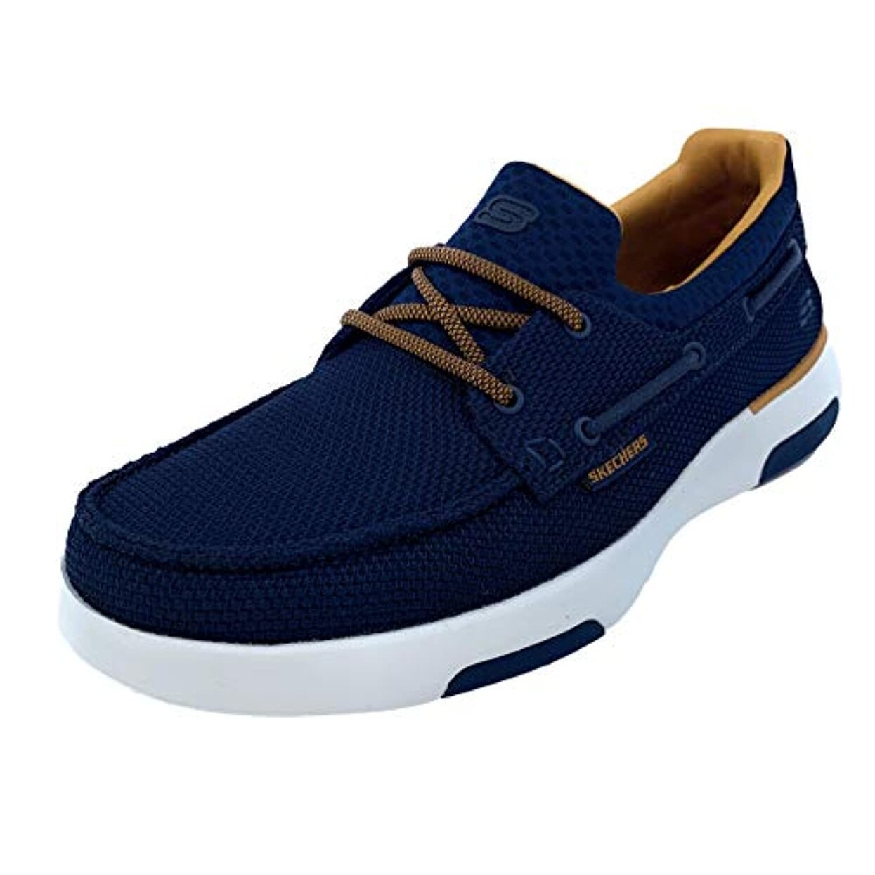 skechers black boat shoes