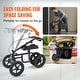 preview thumbnail 20 of 19, VEVOR Folding Knee Scooter, Carbon Steel Steerable Knee Walker for Injured Ankle Foot Knee