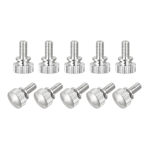 Knurled Thumb Screws, Shoulder Bolts Grip Knob Fasteners Nickel Plated