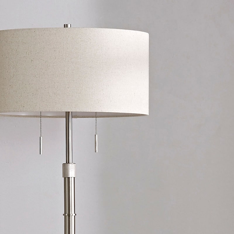 The Grande 55"~66"H Adjustable Floor Lamp_Brushed Nickel