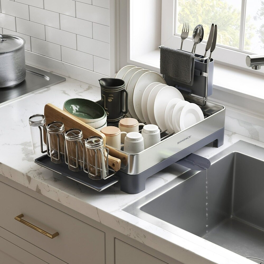 Simplehuman dish rack sales bed bath beyond