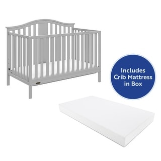 Graco Solano 4 in 1 Convertible Crib with Bonus Mattress