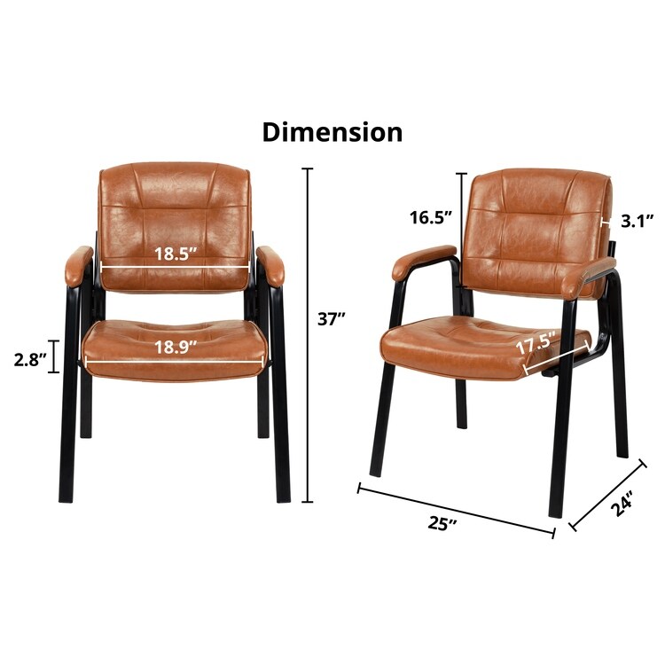 Office guest chairs store set of 2
