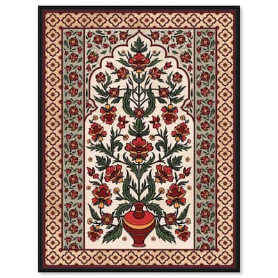Royal Floral Mat Canvas by Art Remedy