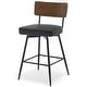 preview thumbnail 45 of 136, 26"/29" Faux Leather Swivel Counter/Bar Stools Set of 2/3