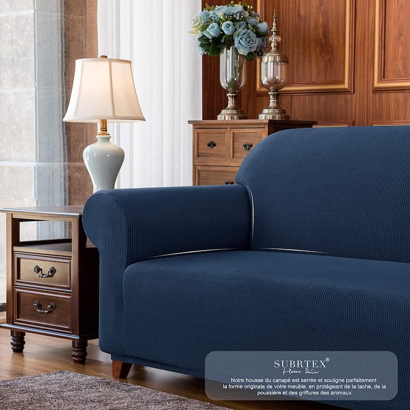 Subrtex 1 Piece Sofa Slipcover Stretch Spandex Furniture Protector