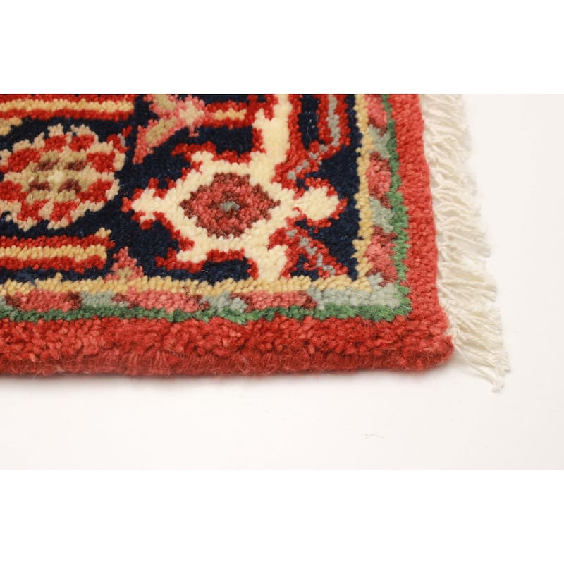 ECARPETGALLERY Hand-knotted Serapi Heritage Red Wool Rug - 2'8 x 18'0