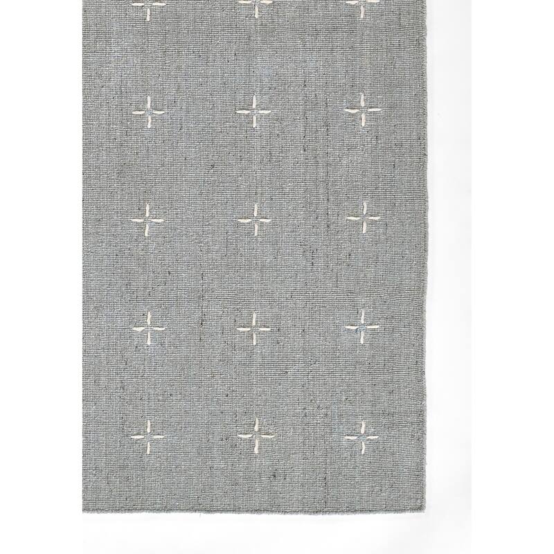 Momeni Oliver Geometric Wool and Polyester Hand Loomed Area Rug