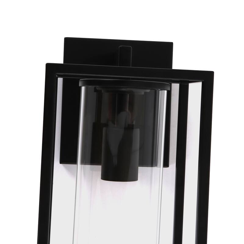 1-Light Outdoor Wall Lights, Outdoor Wall Lantern with Glass Shade