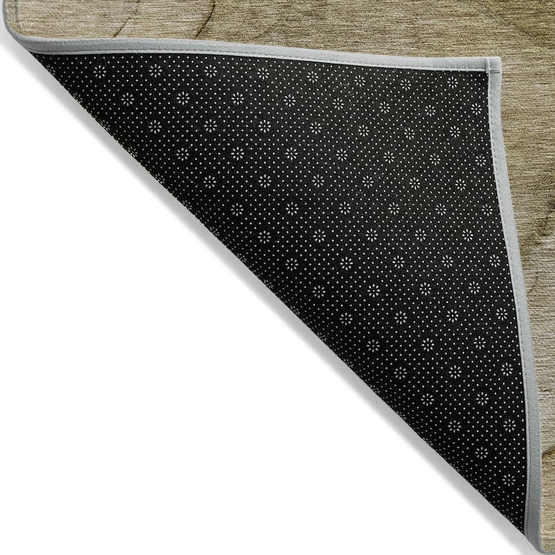 Machine Washable Indoor/ Outdoor Chantille Contemporary Abstract Rug