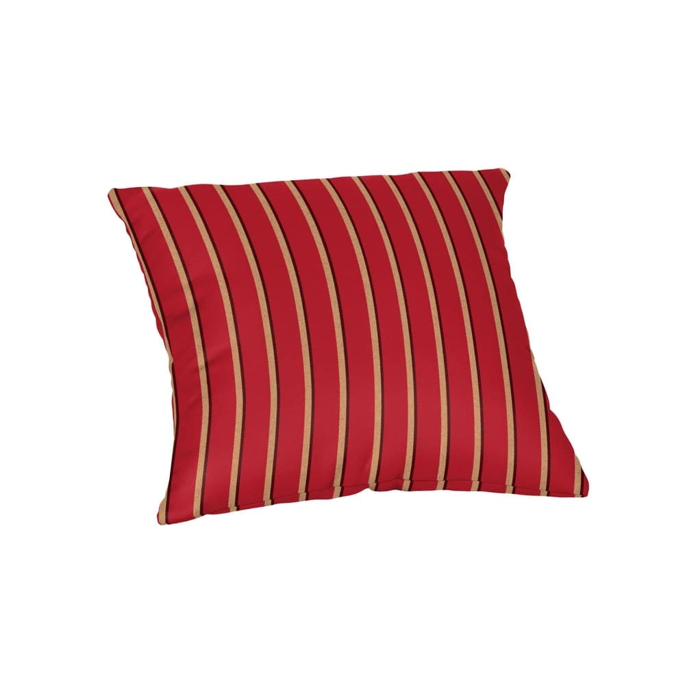 Sunbrella 16-inch Square Striped Outdoor Throw Pillow
