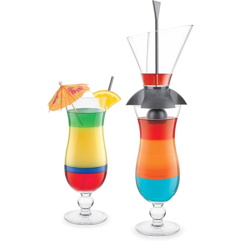 Final Touch Rainbow Cocktail Layering Tool Set - 13.5 Oz
