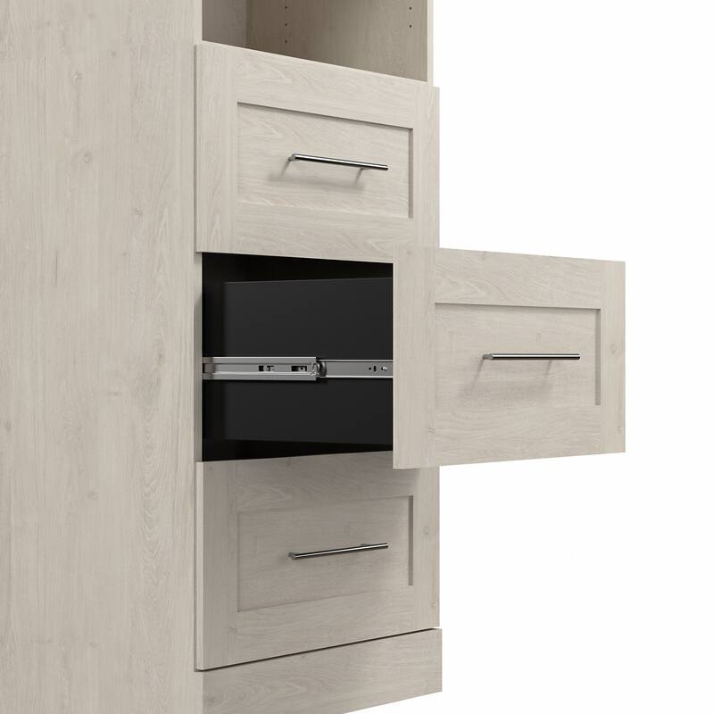 Pur 3 Drawer Set for Pur 25W Closet Organizer by Bestar - 3 Drawer Set