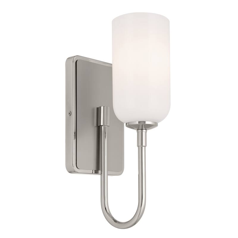 Kichler Lighting Solia 13.5 in. 1-Light Wall Sconce - Polished Nickel