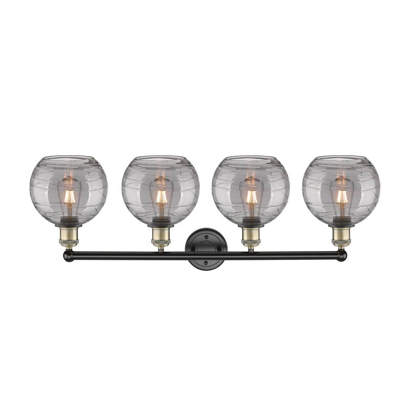 Innovations Lighting Athens Deco Swirl - 4 Light 35" Bath Vanity Light